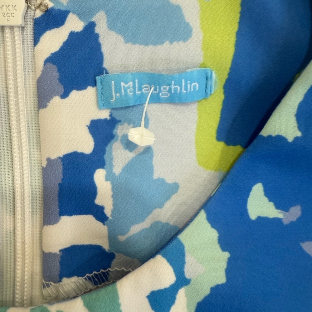 J McLaughlin Beautiful Dress Sheath Sleeveless Size 6 See Measurements - Picture 4 of 6